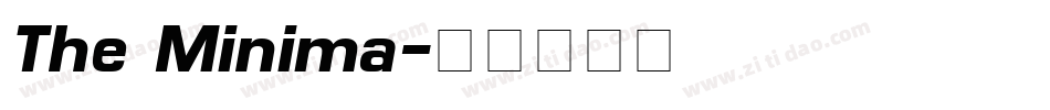 The Minima字体转换